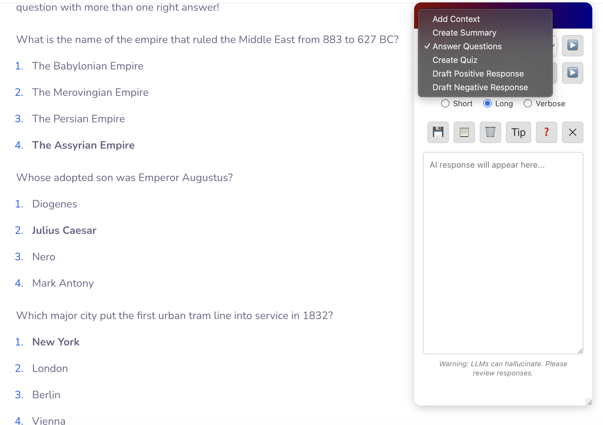 AI-INSITE interface preview
