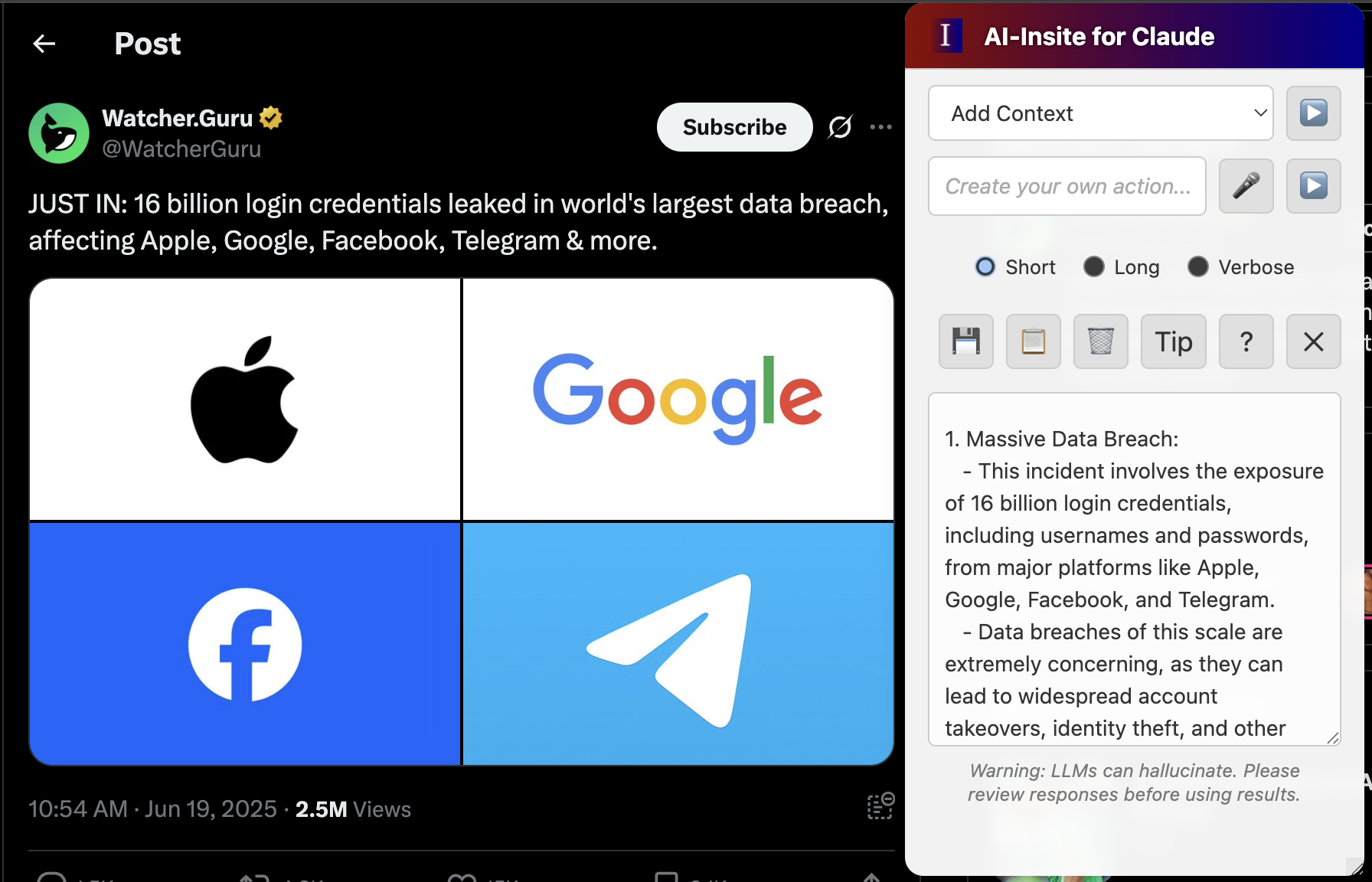 AI-INSITE interface preview
